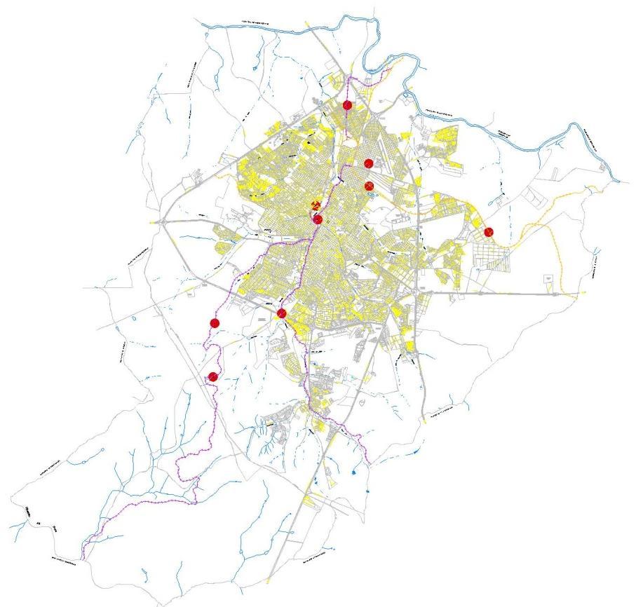 Minas, Evangelina, Ribeirão Preto-Nova e Usina, sendo que a estação Ribeirão Preto-Nova e a Evangelina