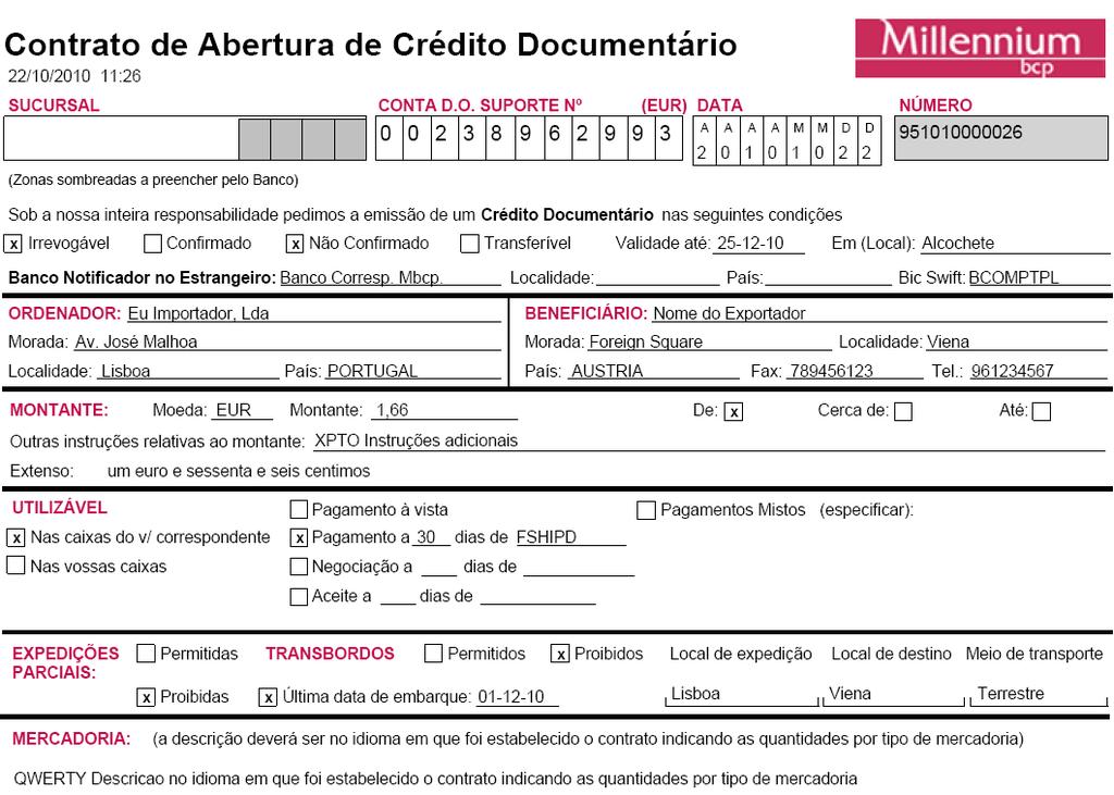 8. Pedido de Abertura Aspetos Comuns - CRIM e RDEX (5/5) IMPORTANTE Para operações com Assinatura Manuscrita, o documento deverá ser impresso, carimbado e assinado pelos representantes da empresa e