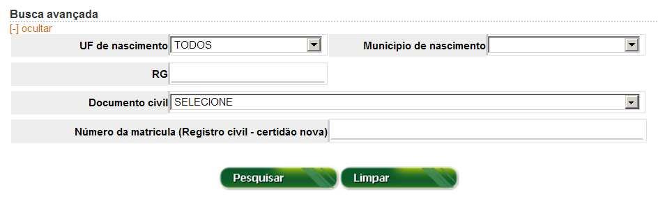 Apenas alunos com matrícula ativa em 2014 (vinculados em alguma escola) podem ser admitidos após o Censo. Caso não encontre o aluno desejado, clique em Busca Avançada.