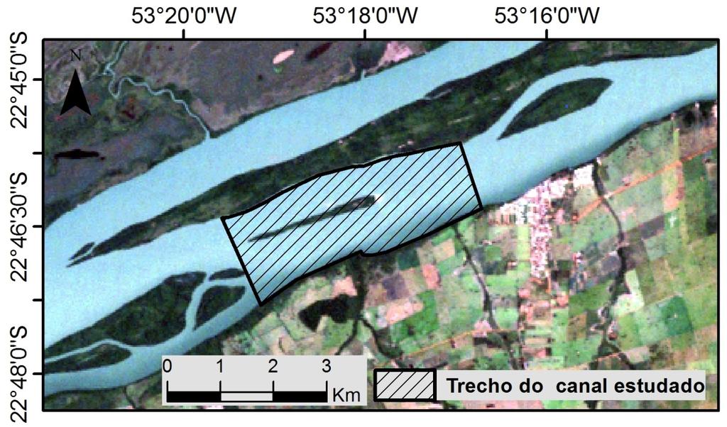 Anais XVI Simpósio Brasileiro de Sensoriamento Remoto - SBSR, Foz do Iguaçu, PR, Brasil, 13 a 18 de abril de 2013, INPE e Grande, até as proximidades do município de Guaíra.