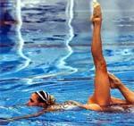Nado Sincronizado É a mais nova das modalidades olímpicas de piscina. Trabalha a sincronia entre os movimentos do corpo com a água e a música.
