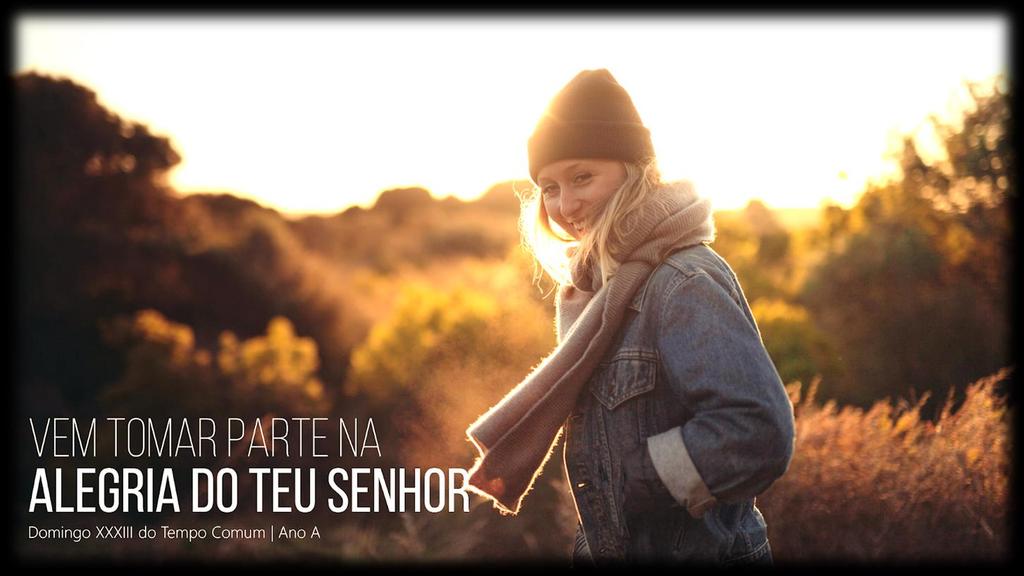 A liturgia do 33º Domingo do Tempo Comum recorda a cada cristão a grave responsabilidade de ser, no tempo histórico em que vivemos, testemunha consciente, activa e comprometida desse projecto de