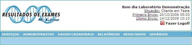 1 Introdução O Gerência do Cliente é um espaço destinado ao cliente S_Line, onde ele poderá obter todas as informações sobre o uso da Solução S_Line, permitindo cadastrar e manter usuários, alterar