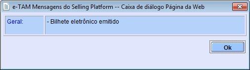 após a emissão e em seguida no botão Emitir : A mensagem abaixo