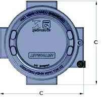 56702/001 56702/002 Suporte para fixação das caixas CAEx de 1/2,