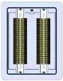 CAIXAS [COM BORNES] MODELO TRILHOS Caixa com bornes BORNE BORNE BORNE BORNE BORNE BORNE 2,5 mm 2 4 mm 2 6 mm 2 10 mm 2 16 mm 2 25 mm 2 BORNES EM CADA TRILHO TRILHOS BORNES EM CADA TRILHO TRILHOS