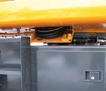 Acesso fácil ao radiador Graças ao sistema de limpeza fácil do radiador, o refrigerador final bem como o radiador hidráulico podem ser facilmente limpos e reparados individualmente em caso de estrago.