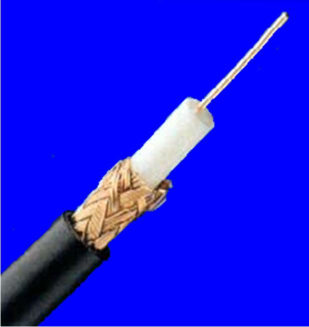 Cabo coaxial Cabo Coaxial Fino (0Base2) cabo coaxial mais utilizado também chamado "Thin Ethernet" ou 0Base2 "0"