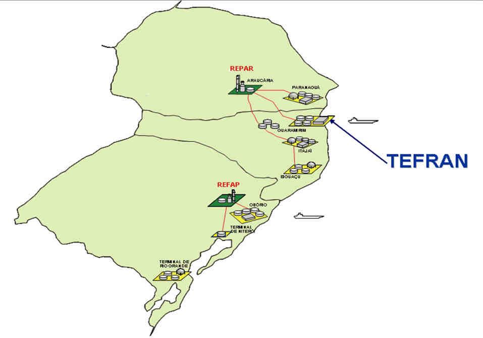 Tank TQ-0301 is located at São Francisco do Sul Marine Terminal