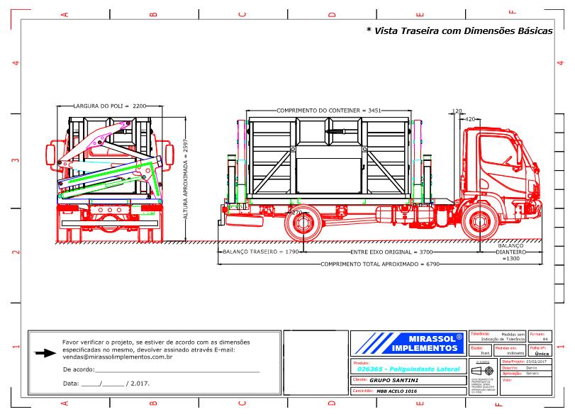 Desenho 1 - Projeto do sistema de