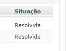 Para encerrar a ocorrência, confirme no campo Situação que ela está como Resolvida.