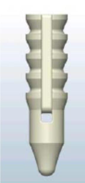 Página 2 Material de Fabricação: Componente Âncora Osteoraptor Curved 2.