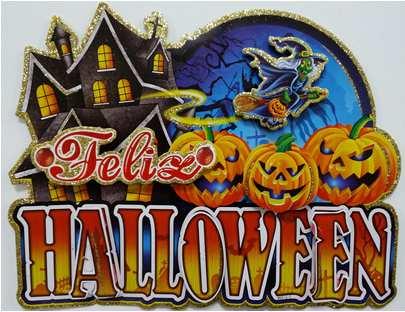 FRACIONADA NYR-6458 PAINEL DE PAPEL TEMA HALLOWEN 23X32 CM 600 R$