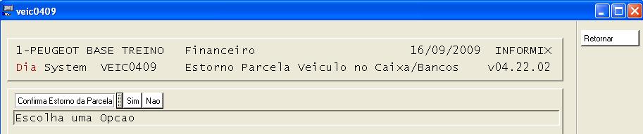 Tesouraria Capitulo 14 É necessário confirmar o estorno da