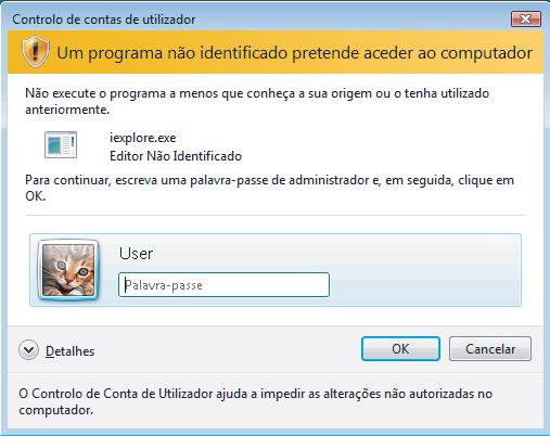 Funcionalidades de segurança Para utilizadores de Windows Vista sem privilégios de administrador 12 a Clique em Iniciar e em Todos os programas.
