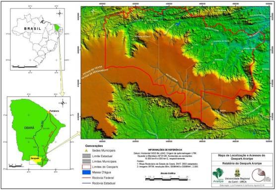 re-avaliado em 2010 e 2015; Área de 3.