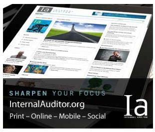 Exclusive to IIA Angola Members Subscrição da revista digital Internal Auditor, a