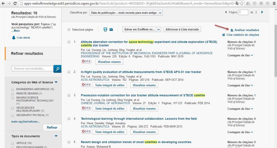 9 (a) Figura 7 Análise dos resultados (a e b).