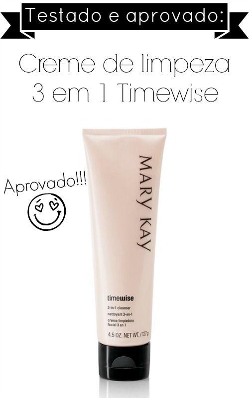 Creme de Limpeza 3 em 1 TimeWise É um limpador potente, que remove todos os resíduos de suor, gordura, poeira, fuligem, maquiagem e células mortas.