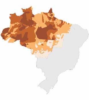 Manual de Diagnóstico Laboratorial da Malária No Brasil, onde a transmissão da malária não é completamente estável, de acordo com a incidência parasitária anual (IPA) costuma-se classificar as áreas