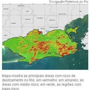 Levantamento das áreas de risco e do estado