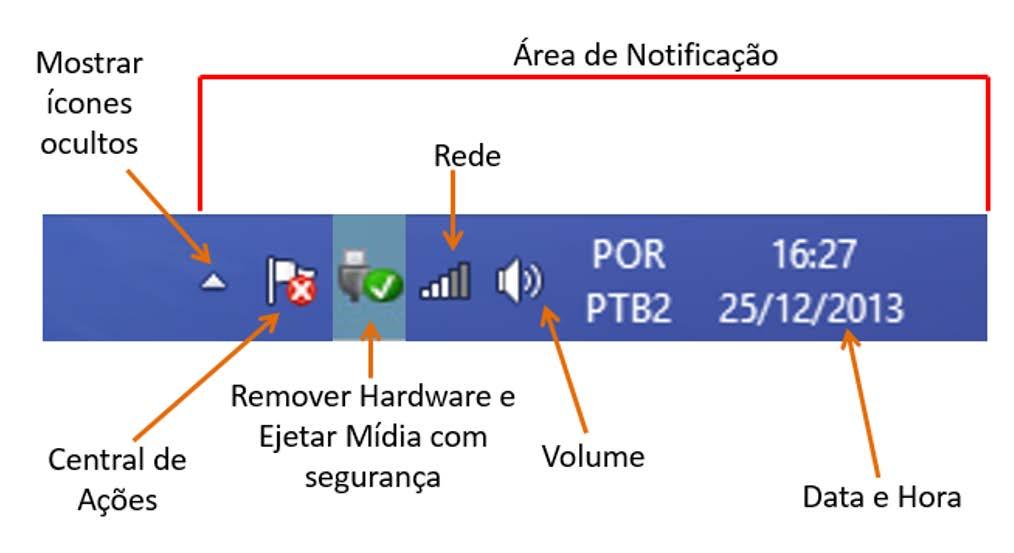 Windows 8 Windows 10 Mostrar ícones Ocultos Área de