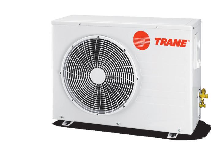 A tecnologia Inverter de velocidade variável usada em sistemas Multi-Split Inverter da Trane é até 35% mais eficiente que um compressor de velocidade fixa convencional.