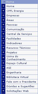 Visualização do Portal CPFL