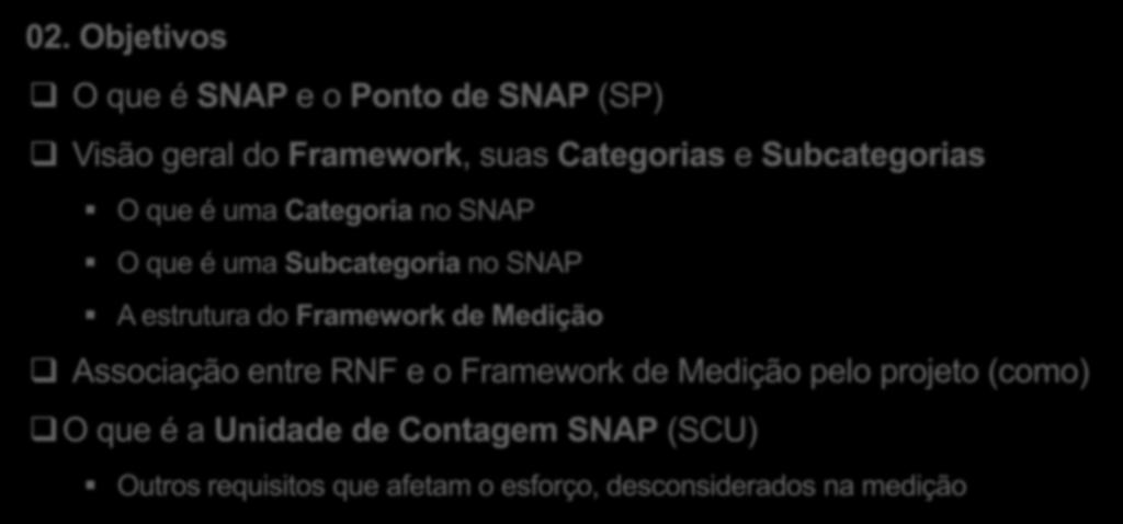 Framework de Medição de Requisitos não Funcionais do IFPUG 02.