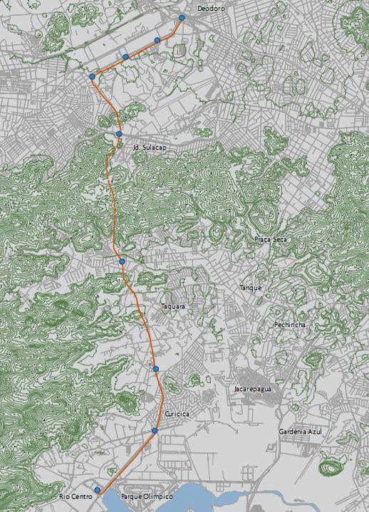 Deodoro Sistemas BRT s TransOlímpica Barra -