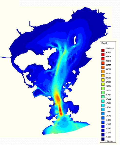 Modelagem costeira oceanográfica Grade numérica;