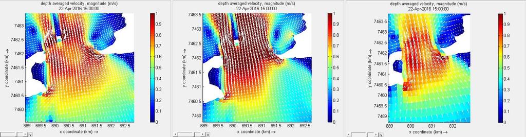Modelagem costeira oceanográfica Estudo de caso (Baia de Guanabara) = PM-3h Cenário 1: