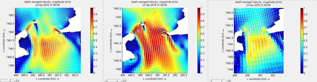 Modelagem costeira oceanográfica Estudo de caso = PM+3h Cenário 1: Batimetria