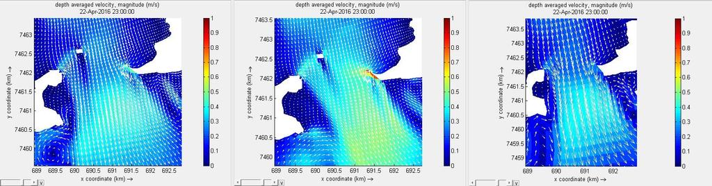 Modelagem costeira oceanográfica Estudo de caso = PM+5h Cenário 1: Batimetria