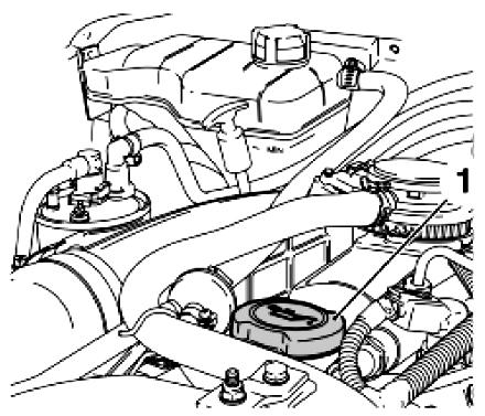 Sistema de Lubrificação 303-02-5 Nota: o filtro de óleo lubrificante do motor Power Stroke 3.0 l Turbo Diesel Electronic é tum filtro ecológico, ou seja, atende a todas as normas ambientais.