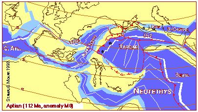 Geologia da Europa!Tetis Alpino alarga-se!