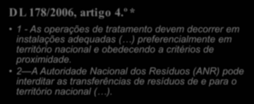 O Regime Geral dos Resíduos de 2006 e a Revisão de 2011: do Decreto-Lei n.º 178/2006 para o Decreto-Lei n.