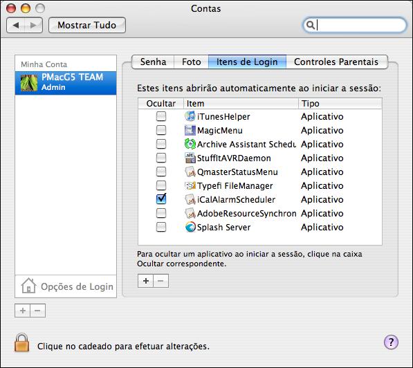 INSTALAÇÃO DO SOFTWARE DO SERVIDOR SPLASH RPX-ii 19 PARA CONFIGURAR O SPLASH RPX-ii PARA SER INICIADO NA INICIALIZAÇÃO 1 Escolha Preferências do sistema no menu Apple.