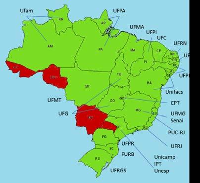 d) Distrito Federal (Centro de Pesquisas e Análises Tecnológicas CPT/ANP, à época, chamado de Cepat). A partir de então, o programa passou por sucessivas ampliações.