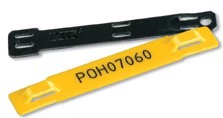 Porta-Marcadores - Partex PORTA-MARCADORES PKH / POH Porta-marcadores planos, resistentes ao desgaste e flexíveis, para marcadores PARTEX PK/PKZ, PO/POZ e POK. Montagem fácil com abraçadeiras.