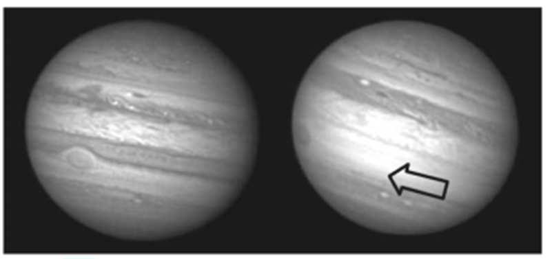 21. Júpiter, conhecido como o gigante gasoso, perdeu uma das suas listras mais proeminentes, deixando o seus hemisfério sul estranhamente vazio.