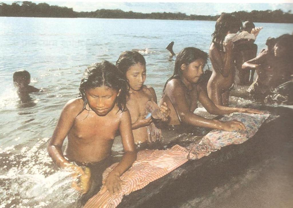 Extraído do Livro História, J. William Vesentini, Dora Martins e Marlene Pécora, Editora Ática Um outro problema enfrentado por alguns povos do Brasil é a preservação de sua cultura.