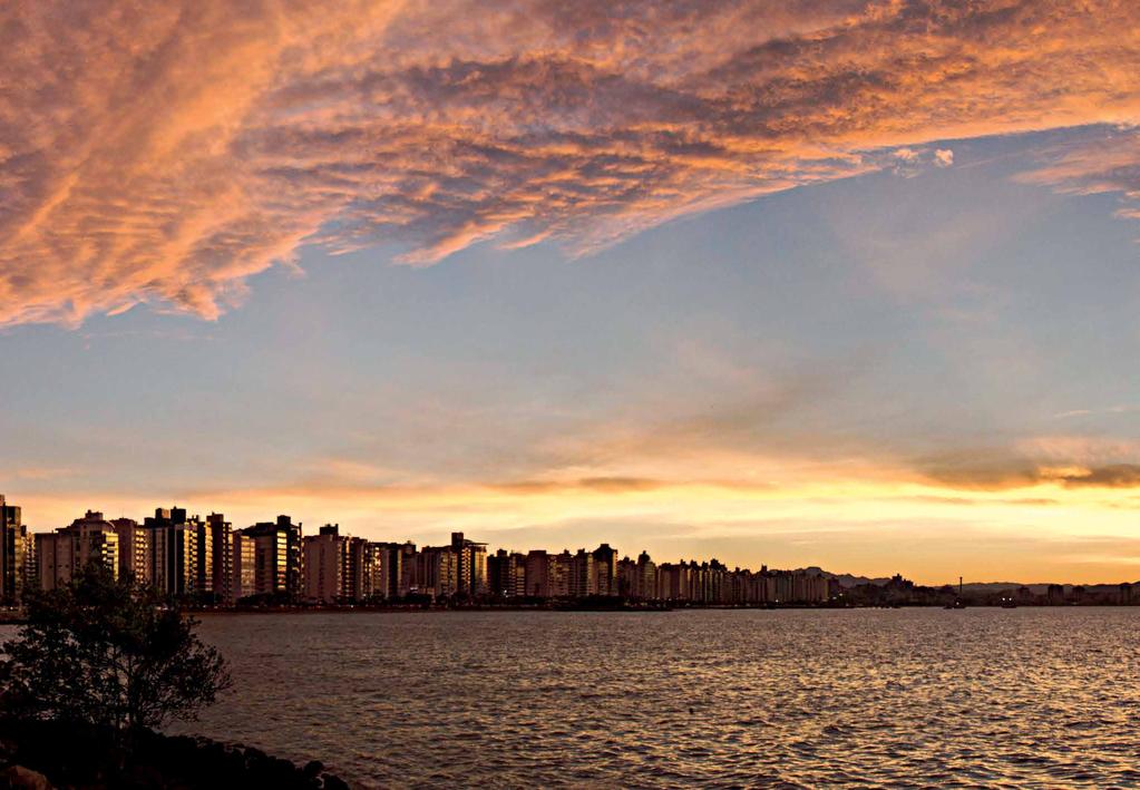 Uma paisagem de cartão-postal