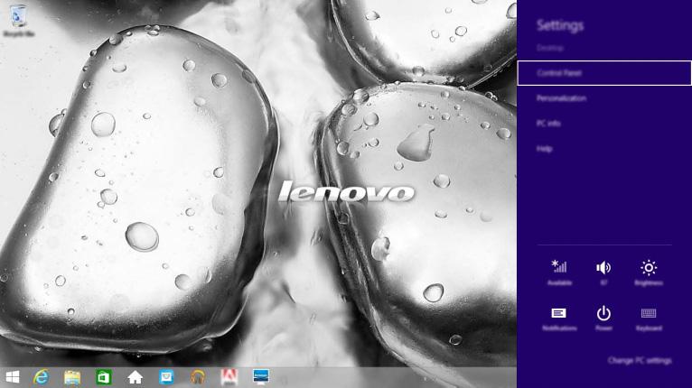 Capítulo 2. Começando a usar o Windows 8.1 Botão Iniciar O botão Iniciar é um jeito rápido de ir para a tela inicial.
