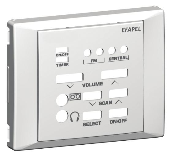 Light COMANDOS FM CENTROS Comando Canal Estéreo com FM, Despertador e IR Comando Canal Estéreo com FM e Despertador 370 379 Cor Centro para Comando MF Canal Estéreo com 9075 T GE PE AL IS FM,