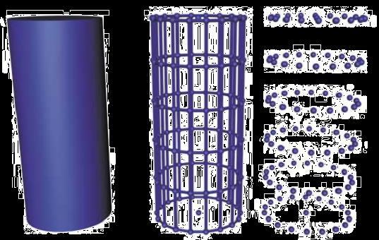 Modificadores Lattice Converte os segmentos ou