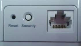 Descrições dos botões Botão para redefinir Botão de segurança Porta Ethernet Item Redefinição de fábrica Botão de segurança Descrição Pressione o botão Reset (Redefinição) durante 1 segundo para que