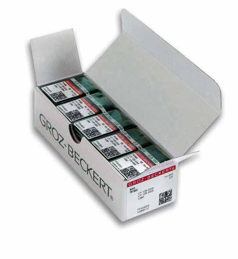 Transporte e armazenamento: Caixas de papelão empilháveis reforçadas para 500 agulhas Proteção contra influências ambientais com o módulo de 100 unidades envoltas em filme plástico Proteção