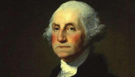 CURIOSIDADE HISTÓRICA George Washington (1732-1799) foi o vitorioso comandante-geral das forças coloniais dos EUA contra os ingleses na Guerra de Independência (década de 1770).