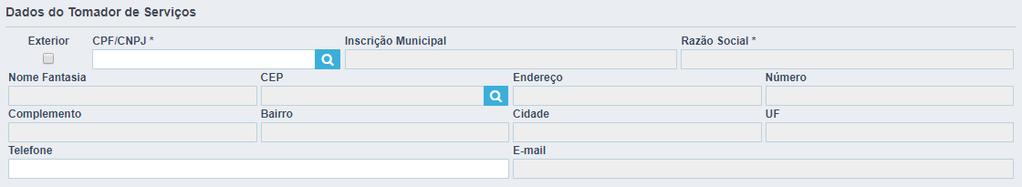 - Número do RPS (Recibo Provisório de Serviço); - Data de Emissão (preenchida manualmente); - Modelo do RPS; 3.